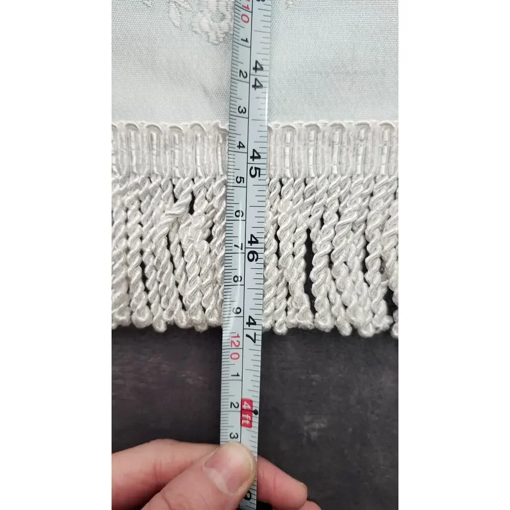 Pink and White Embroidered Islamic Prayer Rug, Prayer Mat 27.5" x 48" - Picture 5 of 8